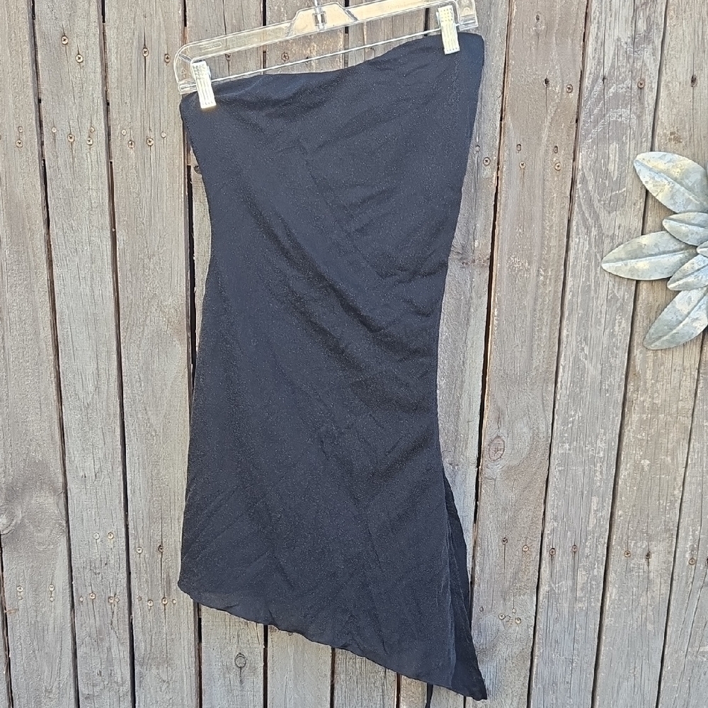 Nwt Princess Polly Black Strapless Dress Size 6